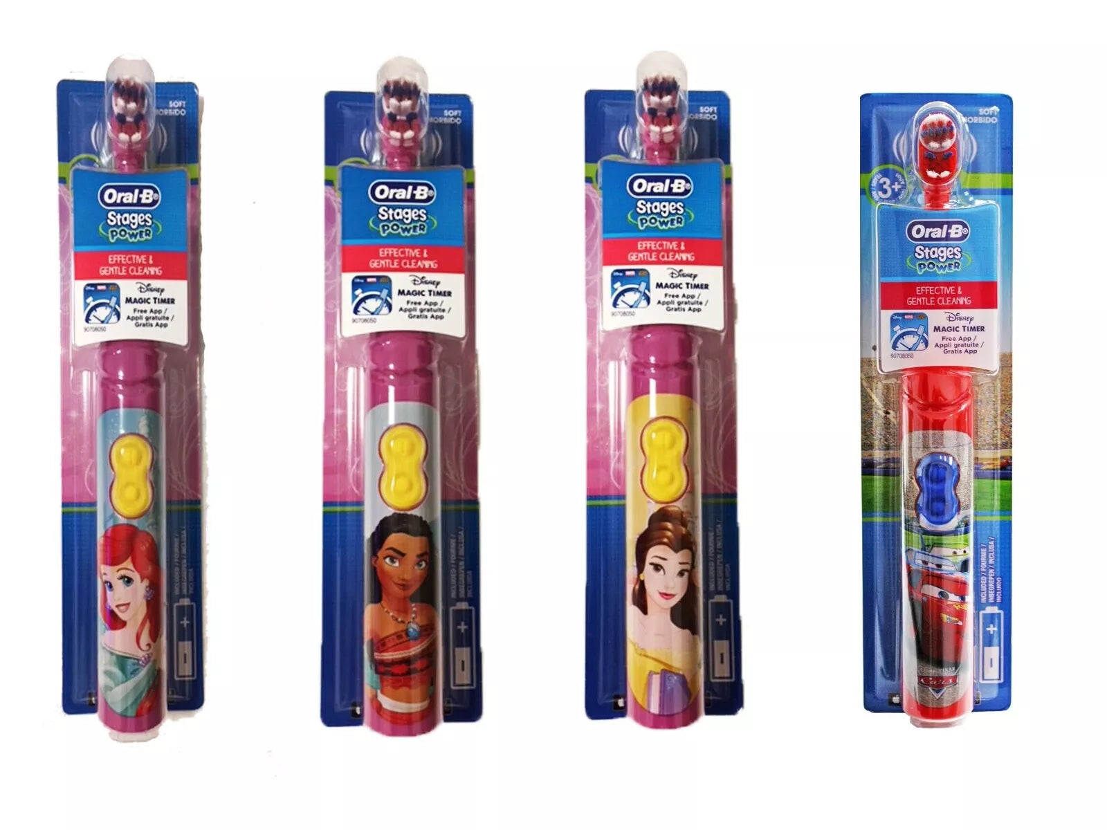 Oral-B - Eltandborste 1 st. Stages Power - diverse bilar eller prinsessor