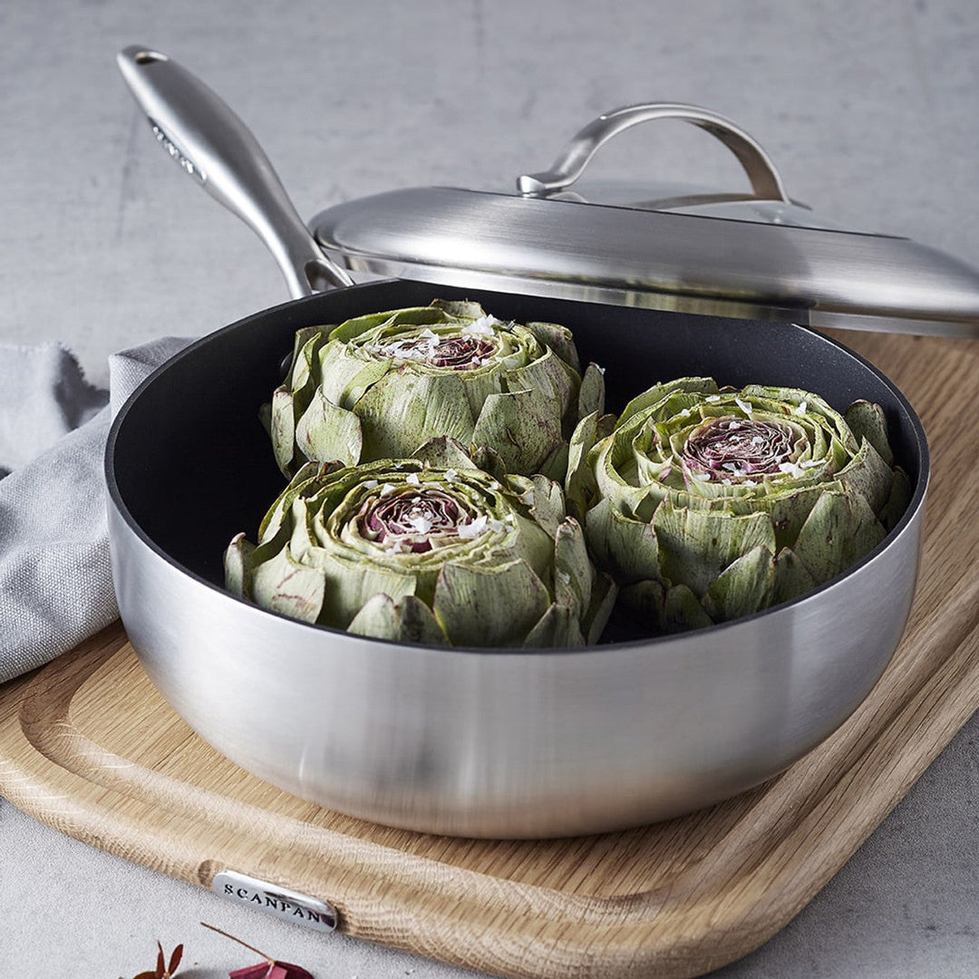 Scanpan - CTX Sautépanna med glaslock 26cm/3,7 l