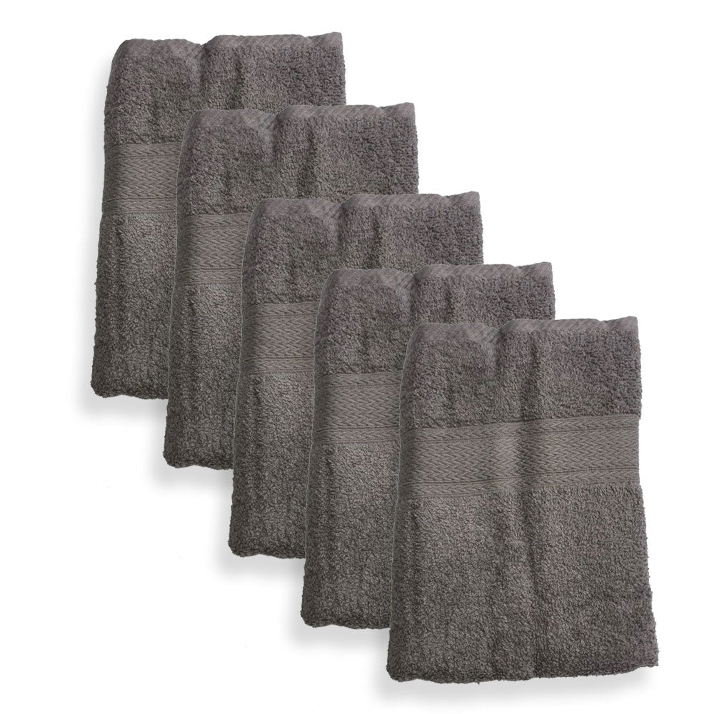 5-pack: Conzept - Handduk - 70x140 cm - Grå