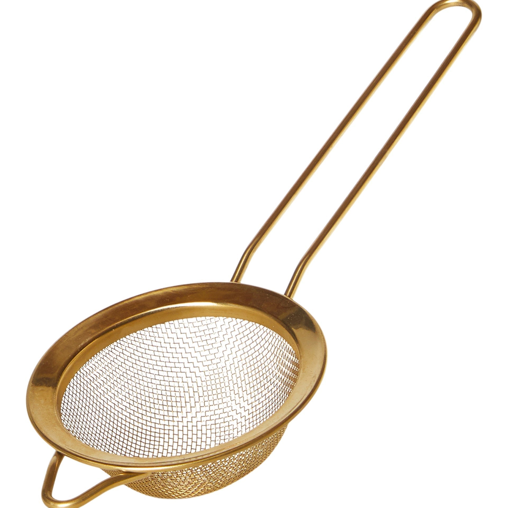 Liten sil - guldfärgad 8x21 cm rostfritt stål