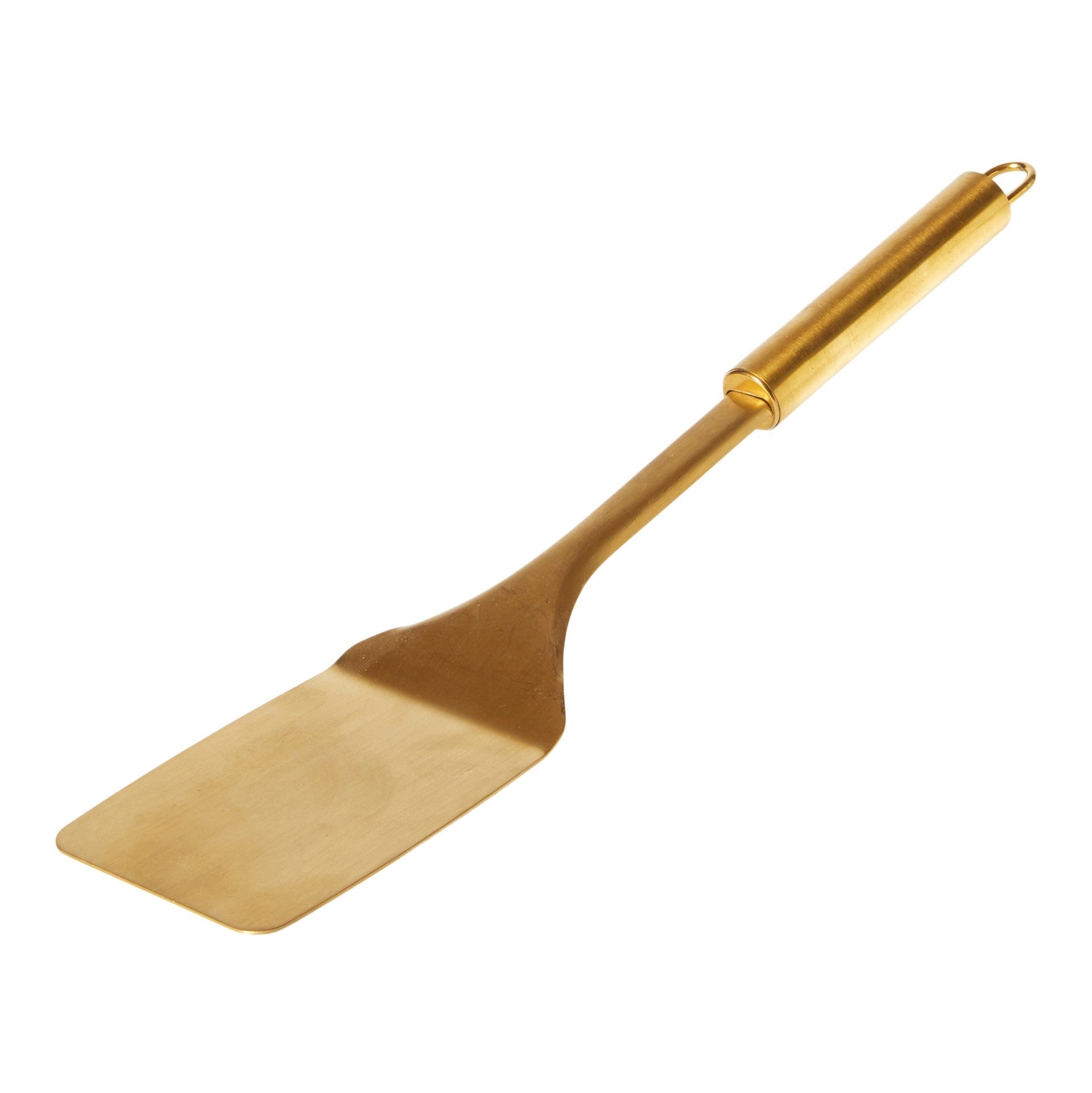 Palett - guldfärgad 33,5 cm rostfritt stål