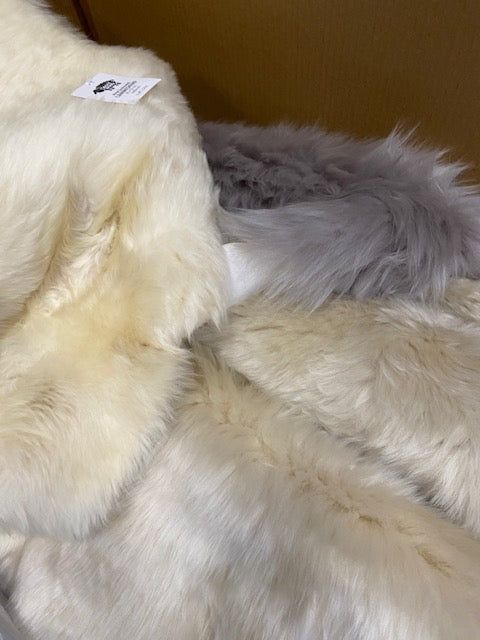 Lammskinn 85x55 cm Nya Zeeland mocka