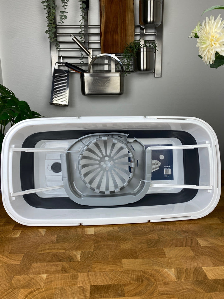 Conzept - Hopfällbar mopphink med urvridare 15 L 55x27x19(9) cm