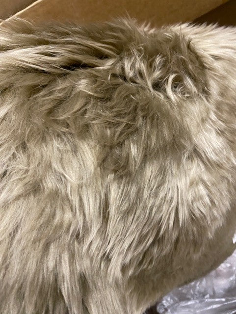 Lammskinn 85x55 cm Nyzeeländsk brun