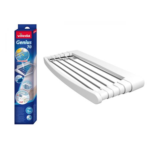 Vileda Genius 70 väggmonterad torkställning 5