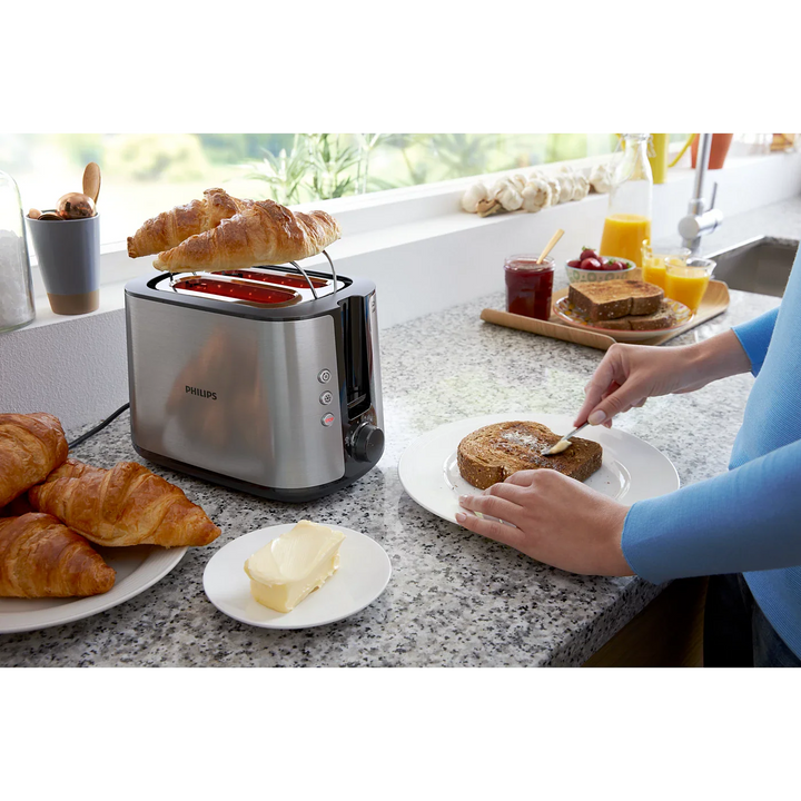 Philips brödrost stående stål HD2650/90